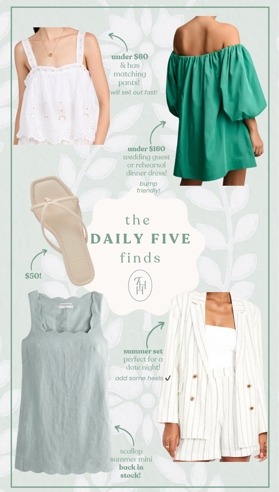 5/30 Daily 5 Finds! 

#LTKFindsUnder100 #LTKFindsUnder50 #LTKWedding