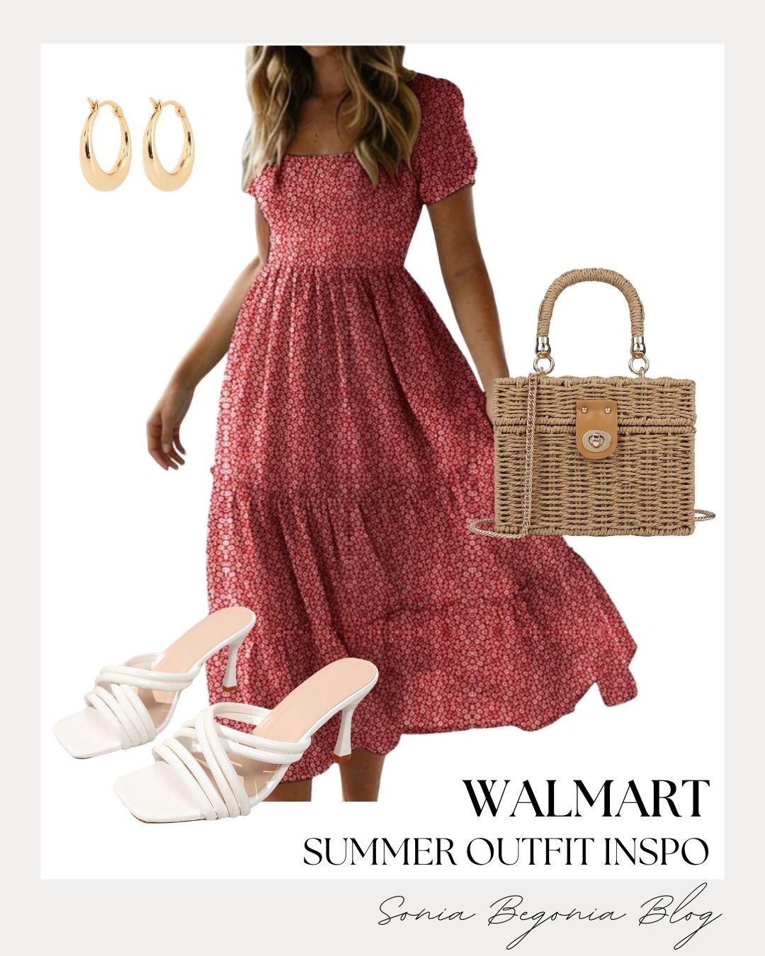 Obsessed with this budget-friendly summer look! ☀️

I paired this gorgeous red floral maxi dress with strappy white heels, a woven straw bag, and chunky gold hoops. It is the perfect blend of casual comfort and effortless chic for warm-weather days. 🌸✨

#walmartfashion #summeroutfit #maxidress #budgetfashion #summerstyle #casualchic #affordablelooks #ootdinspo #styleinspiration #summerwardrobe

#LTKootd #LTKSeasonal