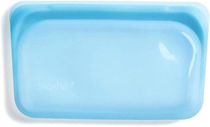 STASHER Rainbow Blue Snack Reusable Bag, 1 EA | Amazon (US)