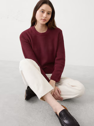 Textured Pullover Sweater | Banana Republic Factory