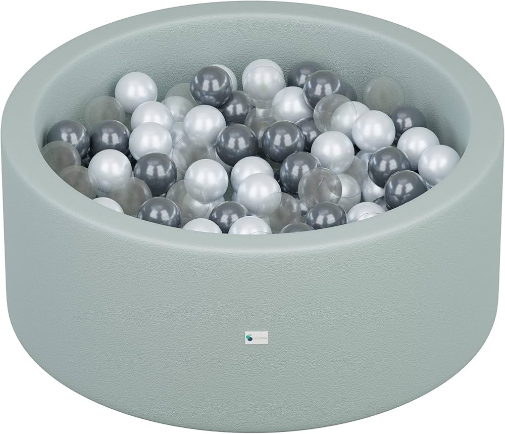 Little Big Playroom | Ball Pit for Babies and Toddlers | Foam Ball Pit | Soft Washable Cover | Perfect for Playroom | Includes 200 Balls (Classic Sage)… | Amazon (US)