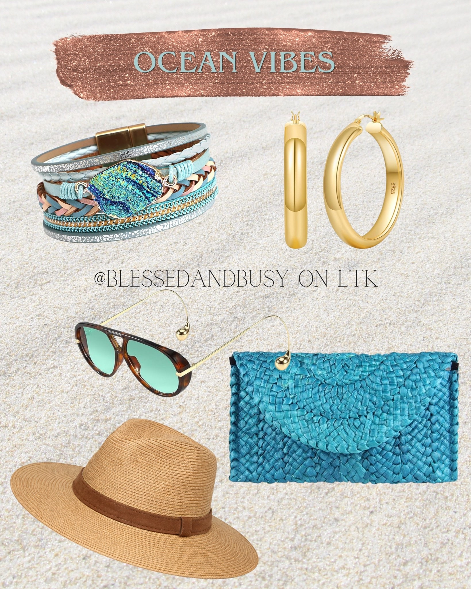 Blue and teal accessories that have absolutely no business being this affordable. Get beach ready…Everything is linked and everything is from Amazon so you can have it at your door before the weekend. Whether you are dressing up a simple outfit or building a whole look around the accessories…these pieces do the work for you. Shop everything linked below. 💙🩵

#LTKOver40 #LTKSeasonal #LTKTravel