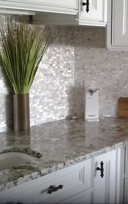 Mother of Pearl Seamless Brick Mosaic Back Splash Wall Tile White Tiles | eBay US