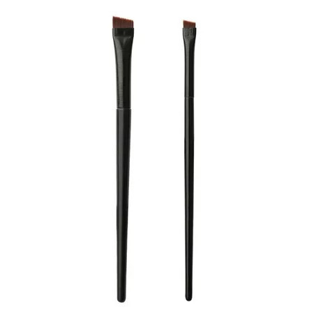 huanledash 2Pcs Eyebrow Brush Soft Bristle Beauty Wooden Handle Women Eyeliner Brush Eye Makeup Tool Daily Use | Walmart (US)