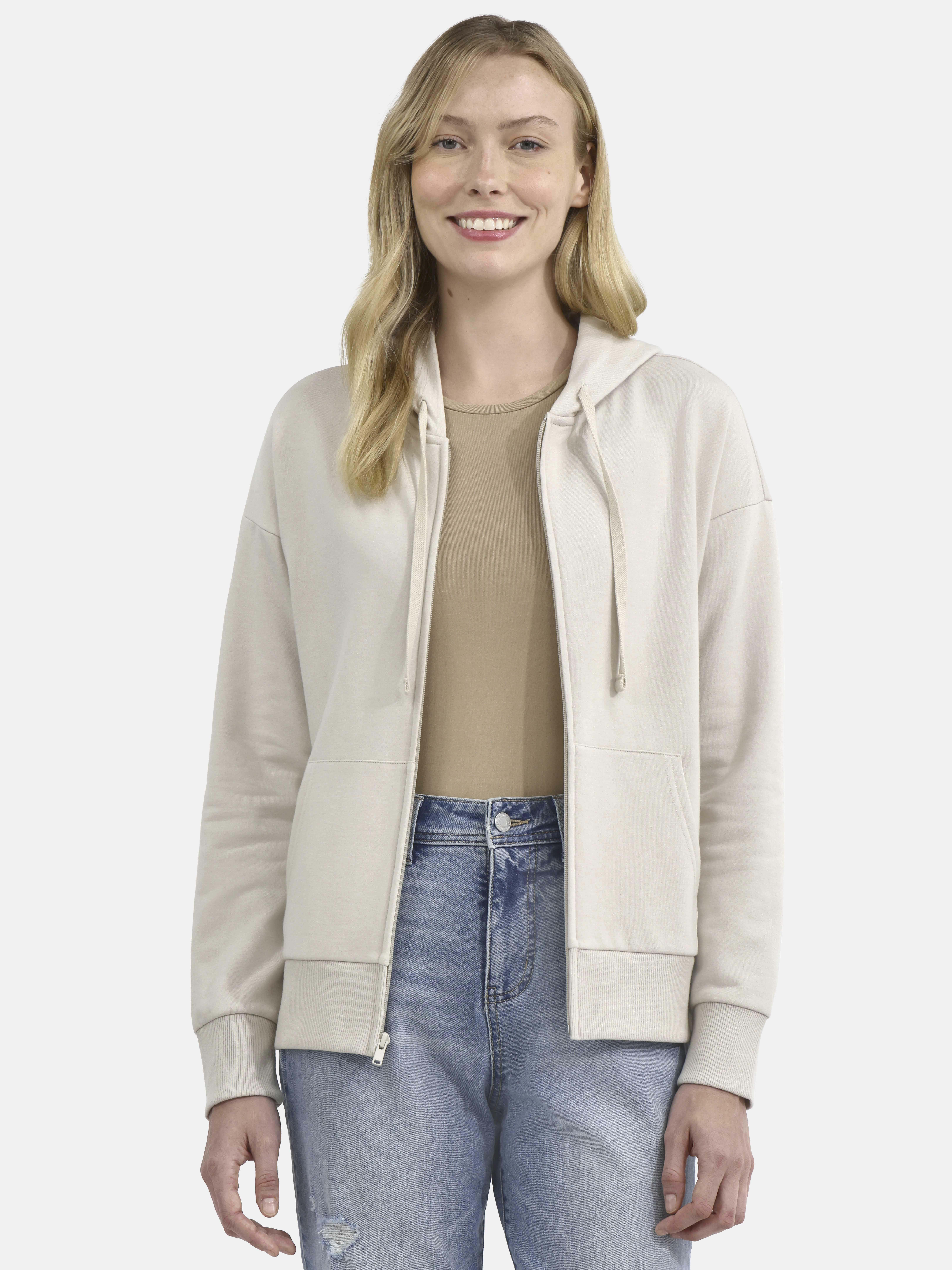 Time and Tru Full Zip Fleece Jacket, Sizes XS-XXXL | Walmart (US)