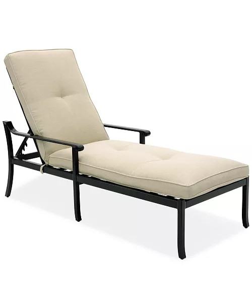 Wythburn Mix and Match Scroll Outdoor Chaise Lounge | Macy's