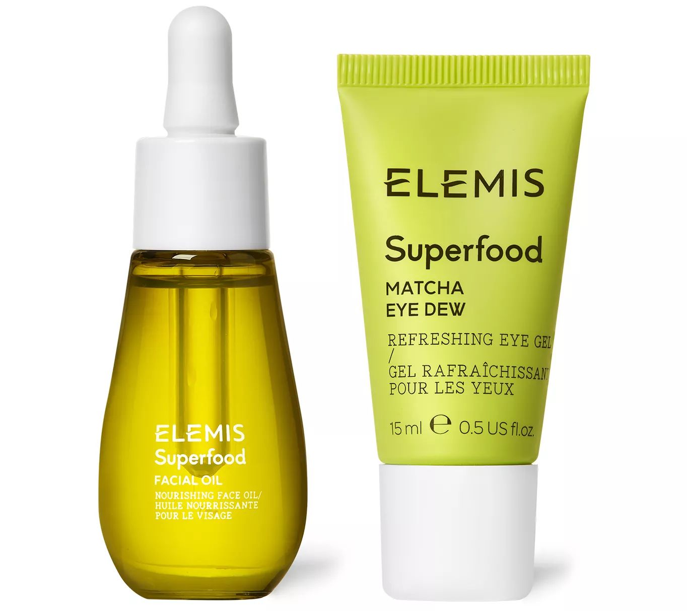 ELEMIS Superfood Facial Oil & Matcha Eye Dew Set | QVC
