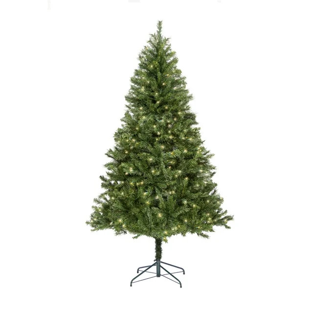 Holiday Time LED 6.5-Foot Pre-Lit Arlington Tree for the Christmas Season - Walmart.com | Walmart (US)