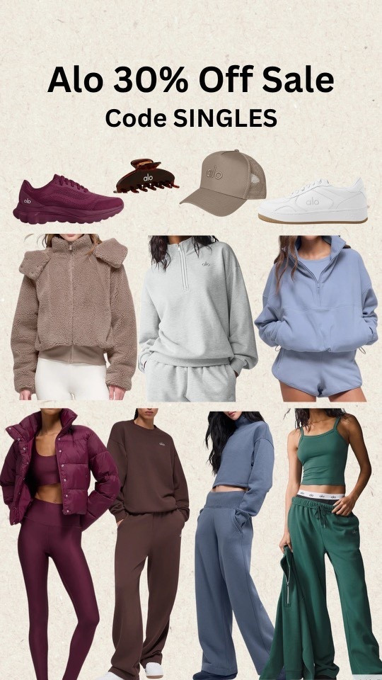 Alo members only sale ending soon!!! 30% off ✨ use code SINGLES 

#LTKHoliday #LTKGiftGuide #LTKCyberWeek