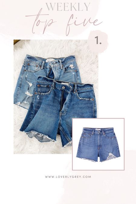 These 4inch mom shorts are my go to for summer! I recommend sizing up one from your normal for a looser fit 

#LTKunder50 #LTKunder100 #LTKstyletip