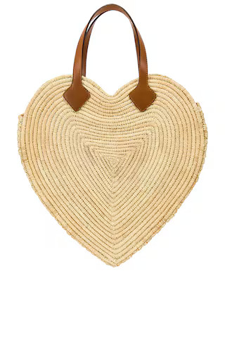 Poolside The Heart Beat Faster Tote Bag in Natural from Revolve.com | Revolve Clothing (Global)