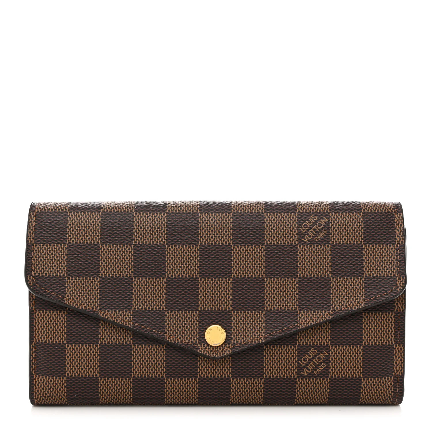 Damier Ebene Sarah Wallet NM | FASHIONPHILE (US)