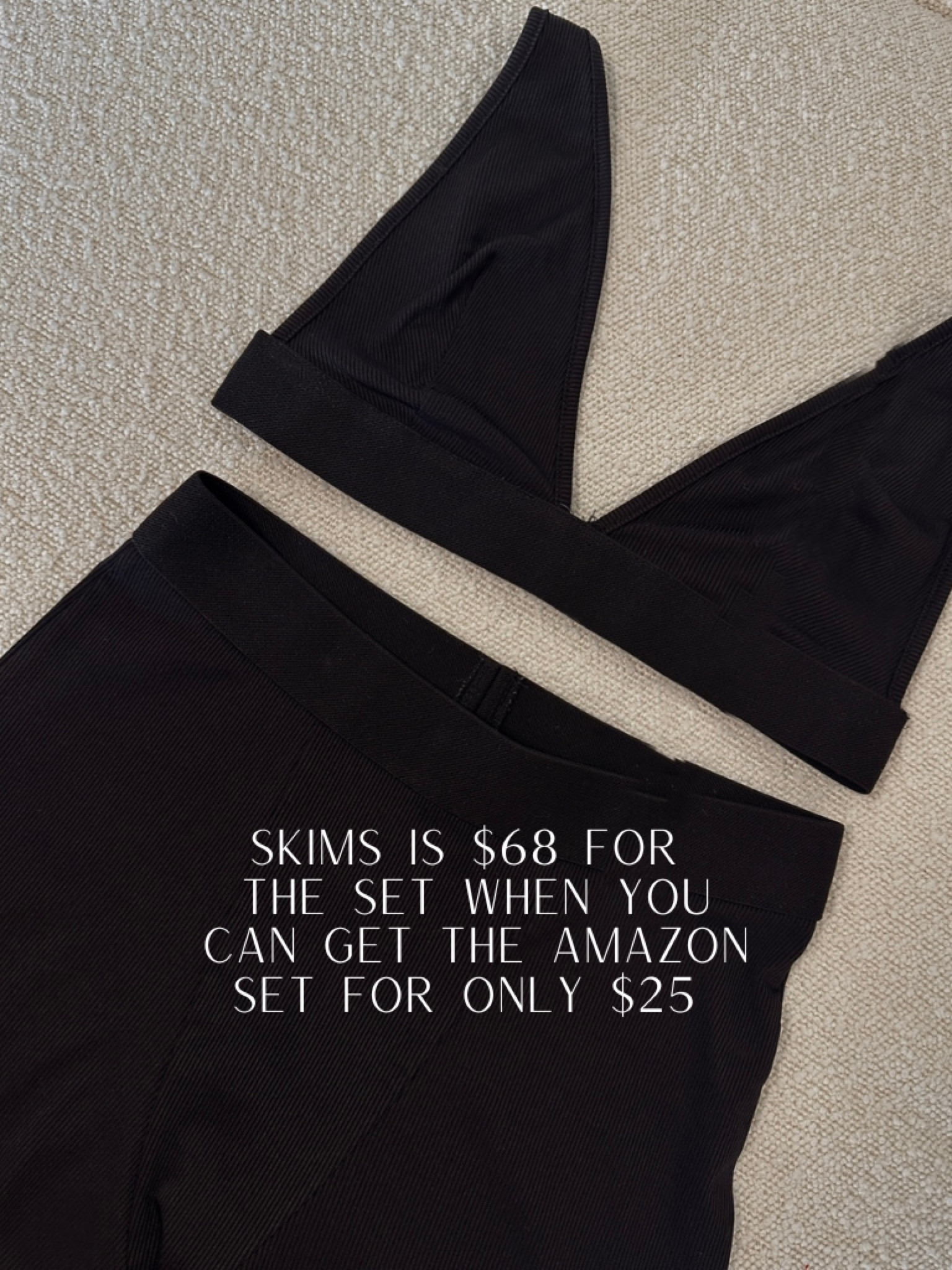 My absolute favorite skims bralette and boxer dupe! Comes in so many different colors! 

#LTKSeasonal #LTKstyletip #LTKunder50