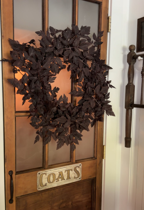 This 24" plum-colored wreath from Walmart is a lot darker than my typical style, but I think it is the perfect tone for Fall and Halloween.  

 #LTKSeasonal #LTKHome