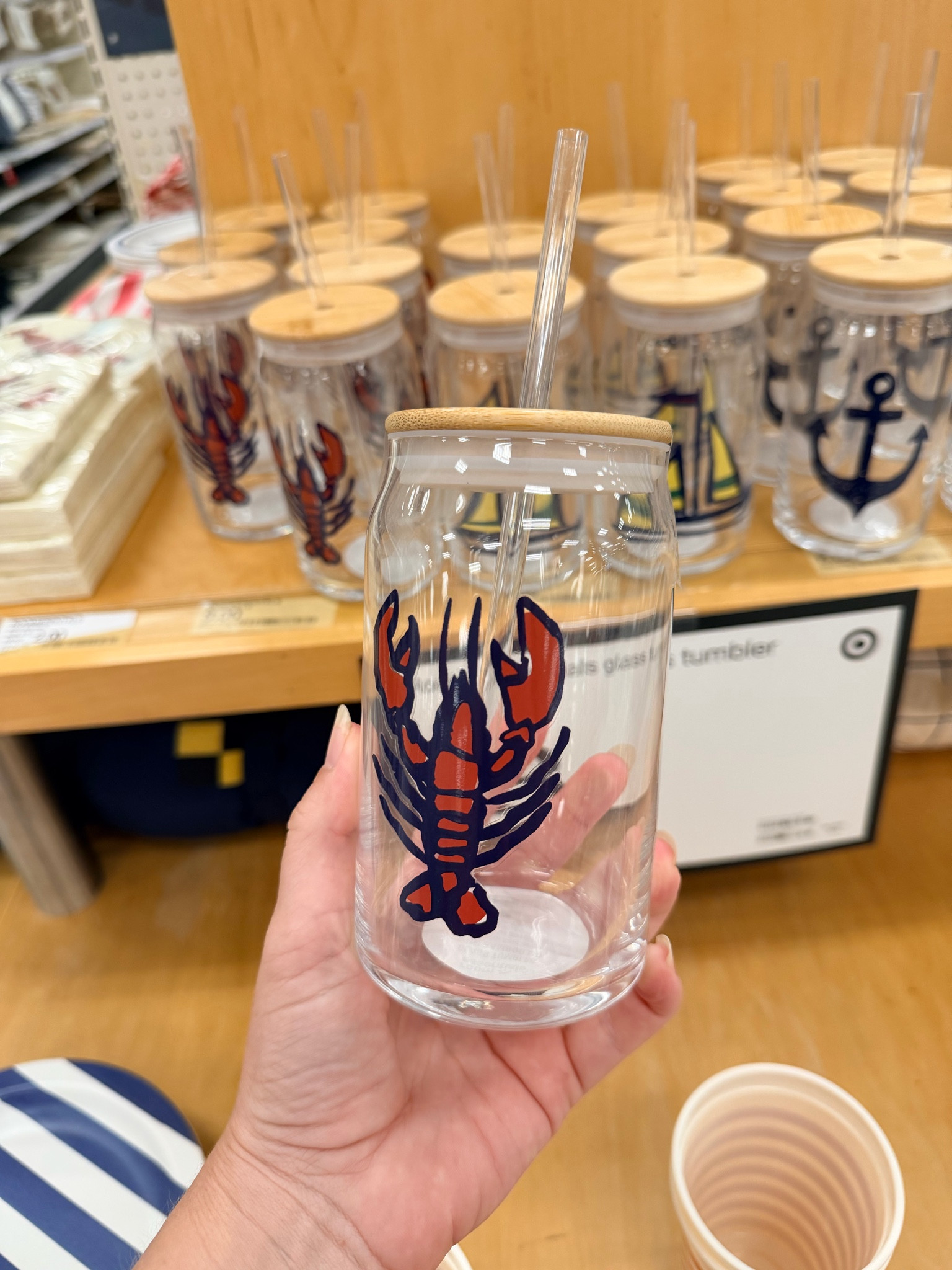 I’m in love with these glass tumblers 🦞 how can you not?! @Target 

#summerstyle #kitchen #coastal #americana #target #drinkware

#LTKHome #LTKfoodie #LTKSeasonal