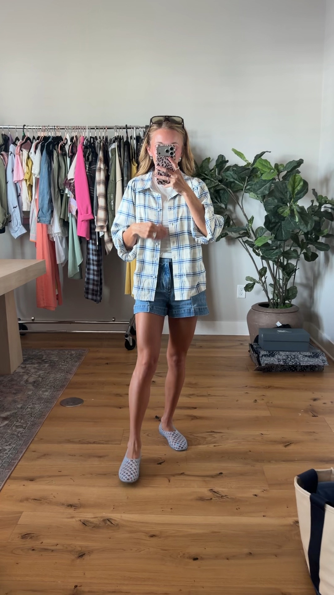 Florida fall! Wearing a small in my Walmart plaid button up and size 0 on my Walmart shorts

#LTKgrwm #LTKmomlife #LTKootd