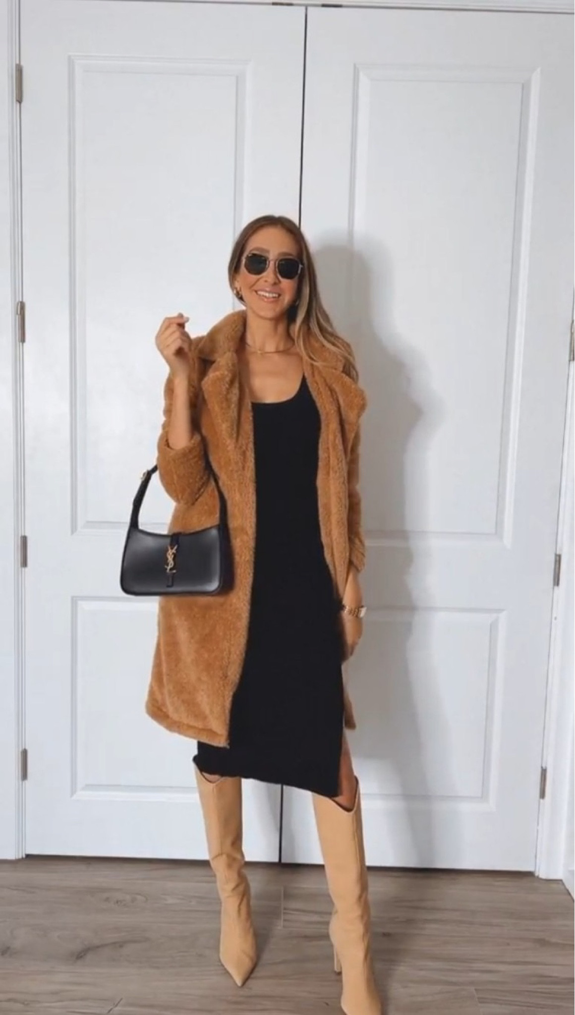 Loving this dress outfit for fall
Fits true to size
I'm wearing a size small 

#LTKfindsunder100 #LTKSeasonal #LTKstyletip