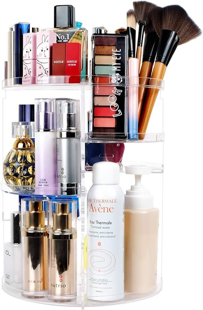 sanipoe 360 Spinning Makeup Organizer, Lazy Susan Rack Cosmetic Carousel Storage Shelf, Great for... | Amazon (CA)