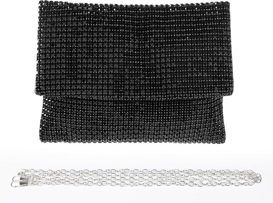 Olixi Elegant Crystal Clutch, Luxury Glitter Evening Purse for Women, Perfect Handbag for Wedding... | Amazon (US)