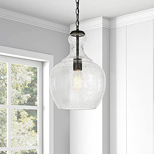 Henn&Hart PD0272 Westford Pendant, 11", Black | Amazon (US)