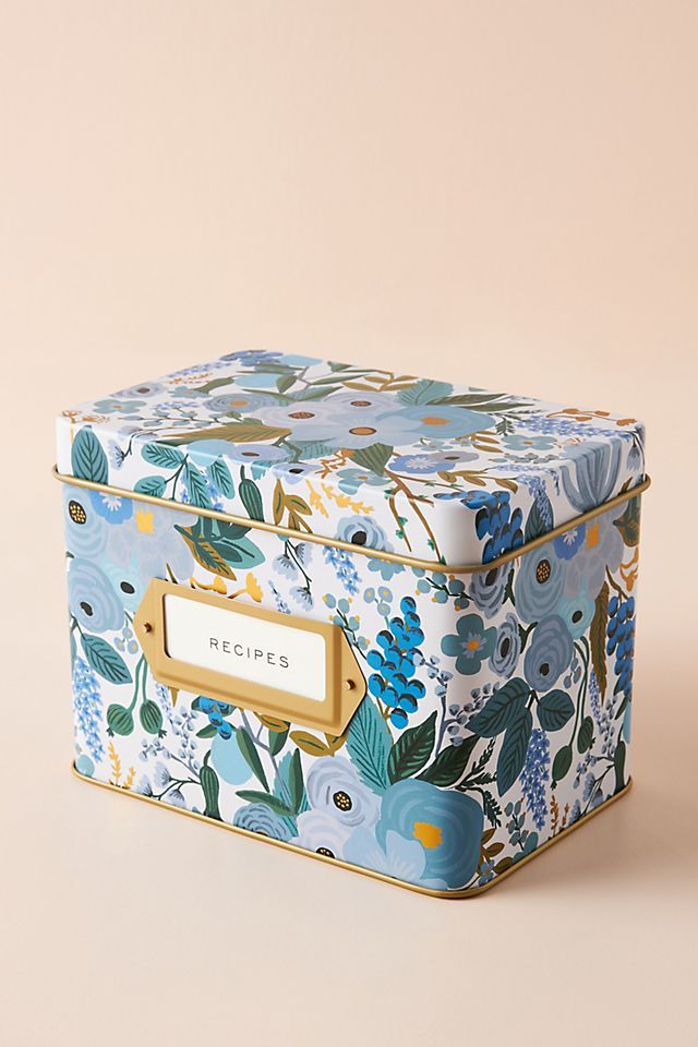 Rifle Paper Co. Garden Party Recipe Box | Anthropologie (US)