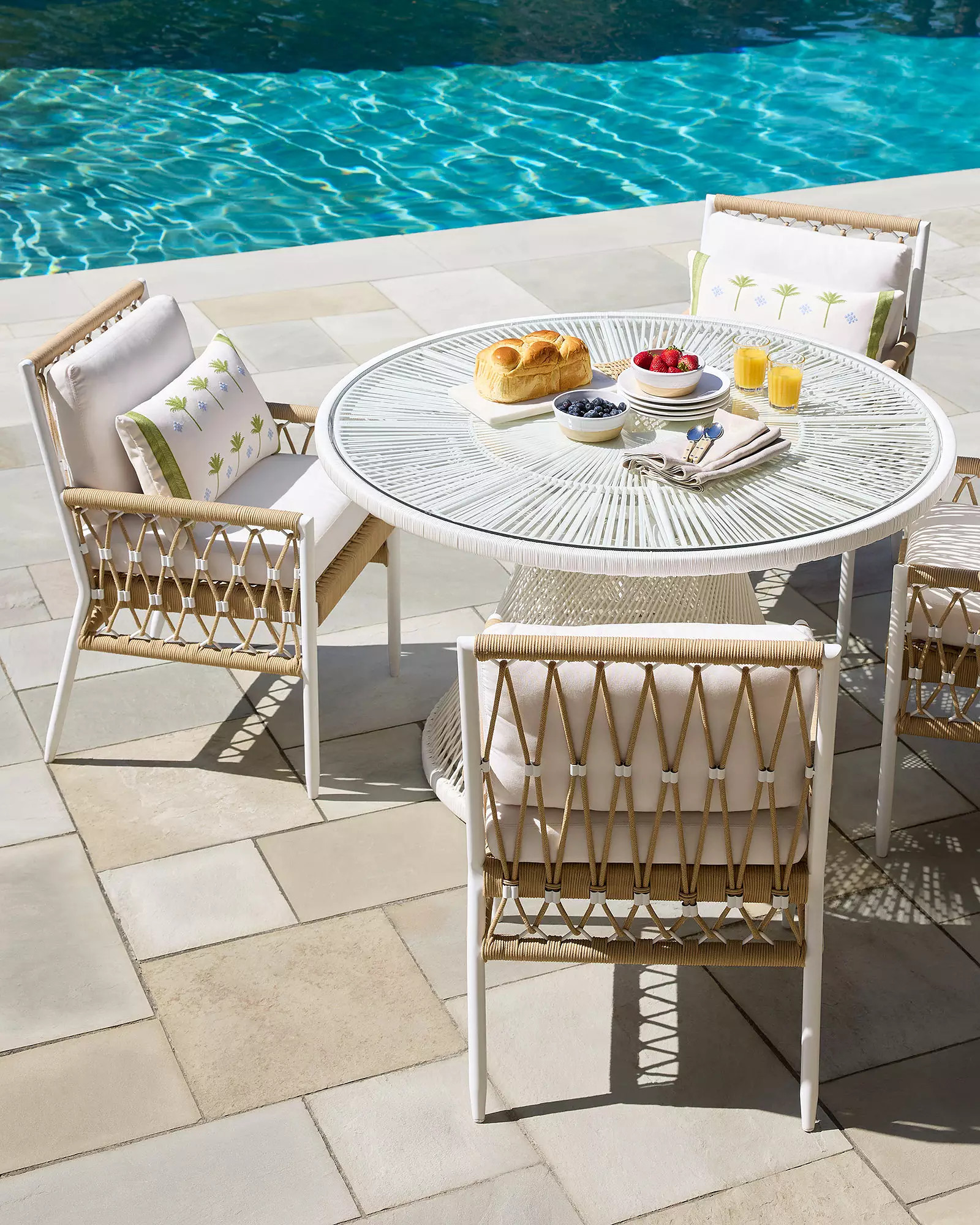 Blithedale Dining Table with Salt Creek Dining Chairs Set | Serena and Lily