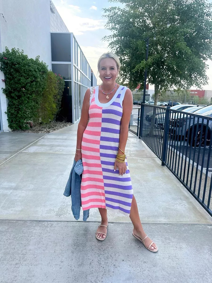 Such a fun dress! Comes in such good colors! Great for a date night or happy hour! Wearing small 

 #LTKFindsUnder50 #LTKStyleTip #LTKWatchNow
