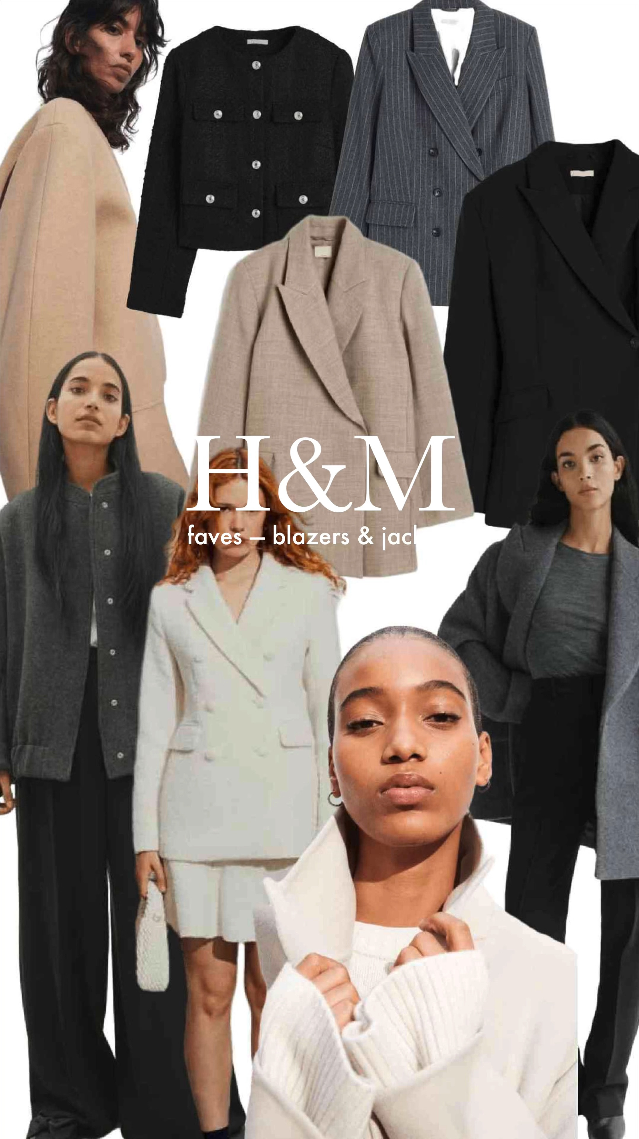 H&M faves — jackets & blazers 