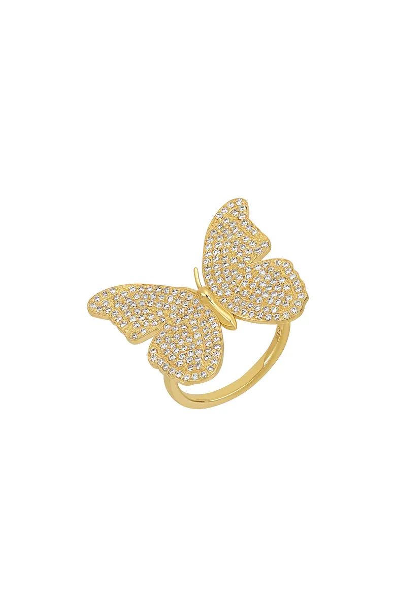 Icon Diamond Pavé Butterfly Ring | Nordstrom