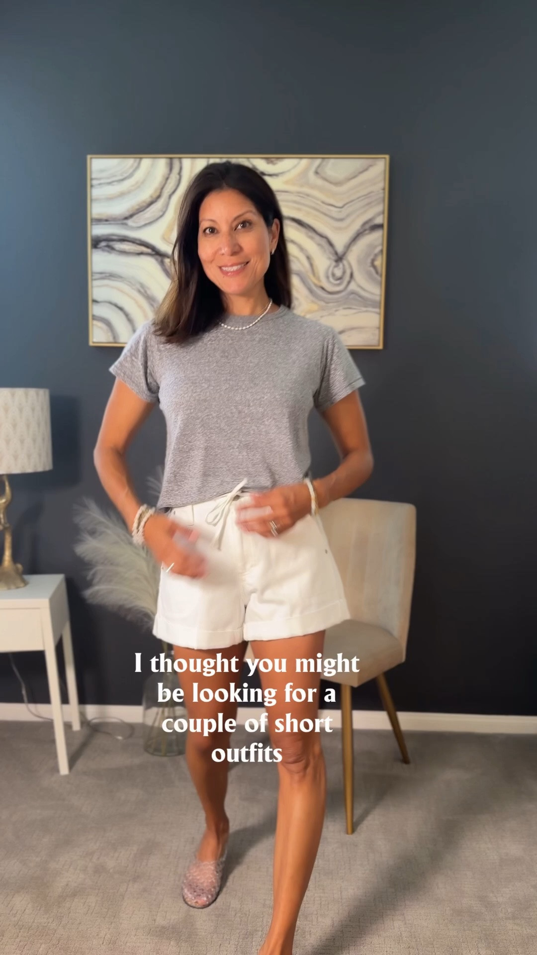 Easy summer short looks. 

I’m loving drawstring style 
@Target 

Wearing xs in top 
White shorts 2 
Blue shorts xs 
Shoes tts 

Vacation style

#LTKOver40 #LTKSeasonal #LTKPetite