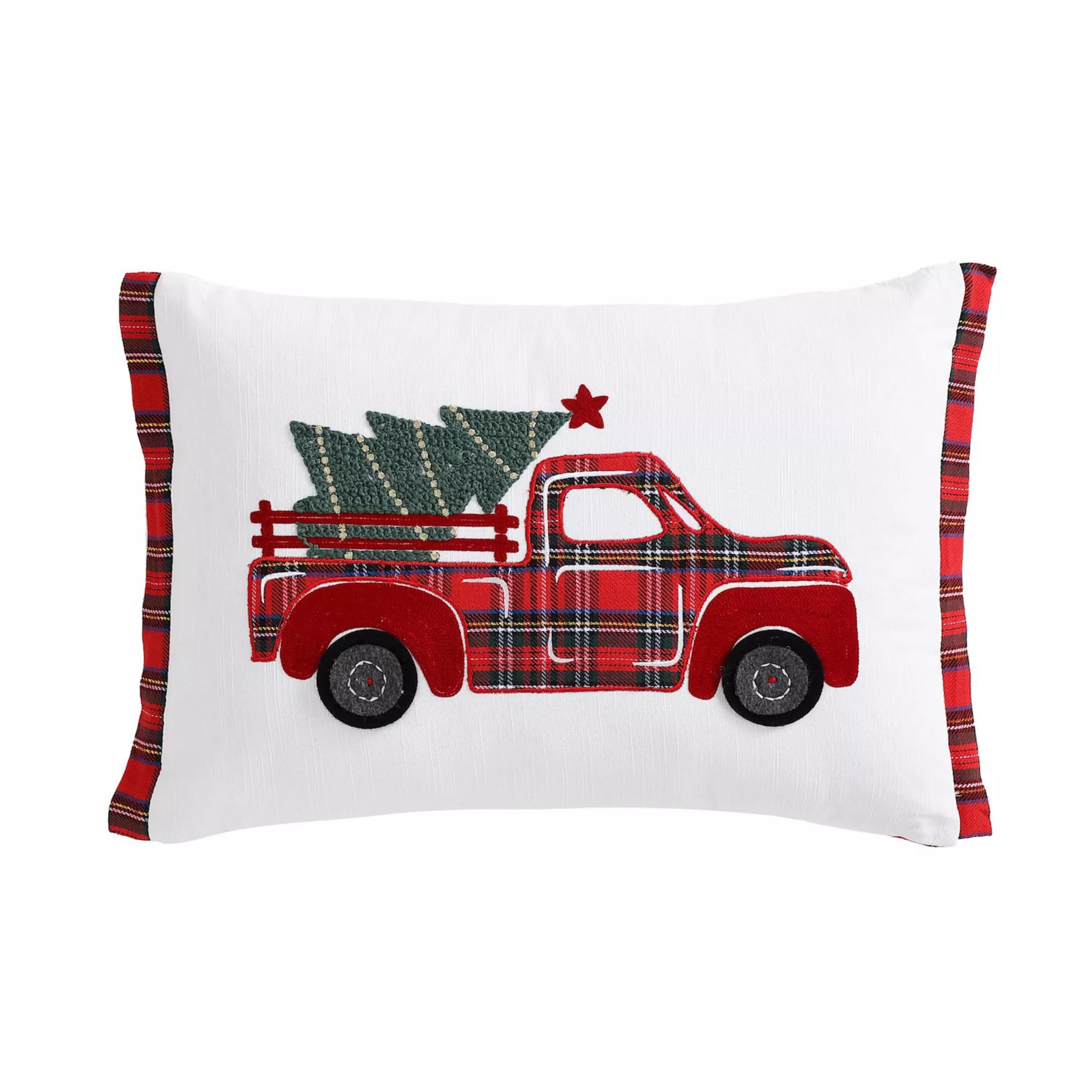 Red Truck with Christmas Tree Throw Pillow | Kohl's