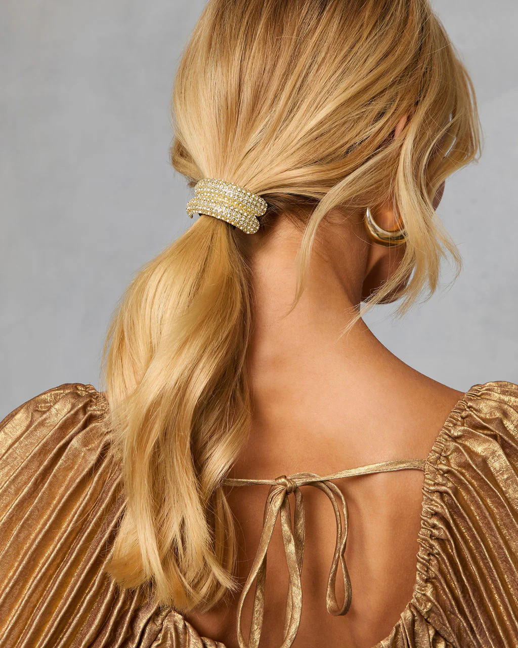 Last Look Rhinestone Embellished Pony Cuff | VICI