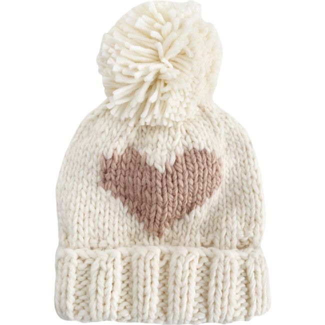 The Blueberry Hill | Large Heart Hat, (Blush Pink, Size 2-5Y) | Maisonette | Maisonette