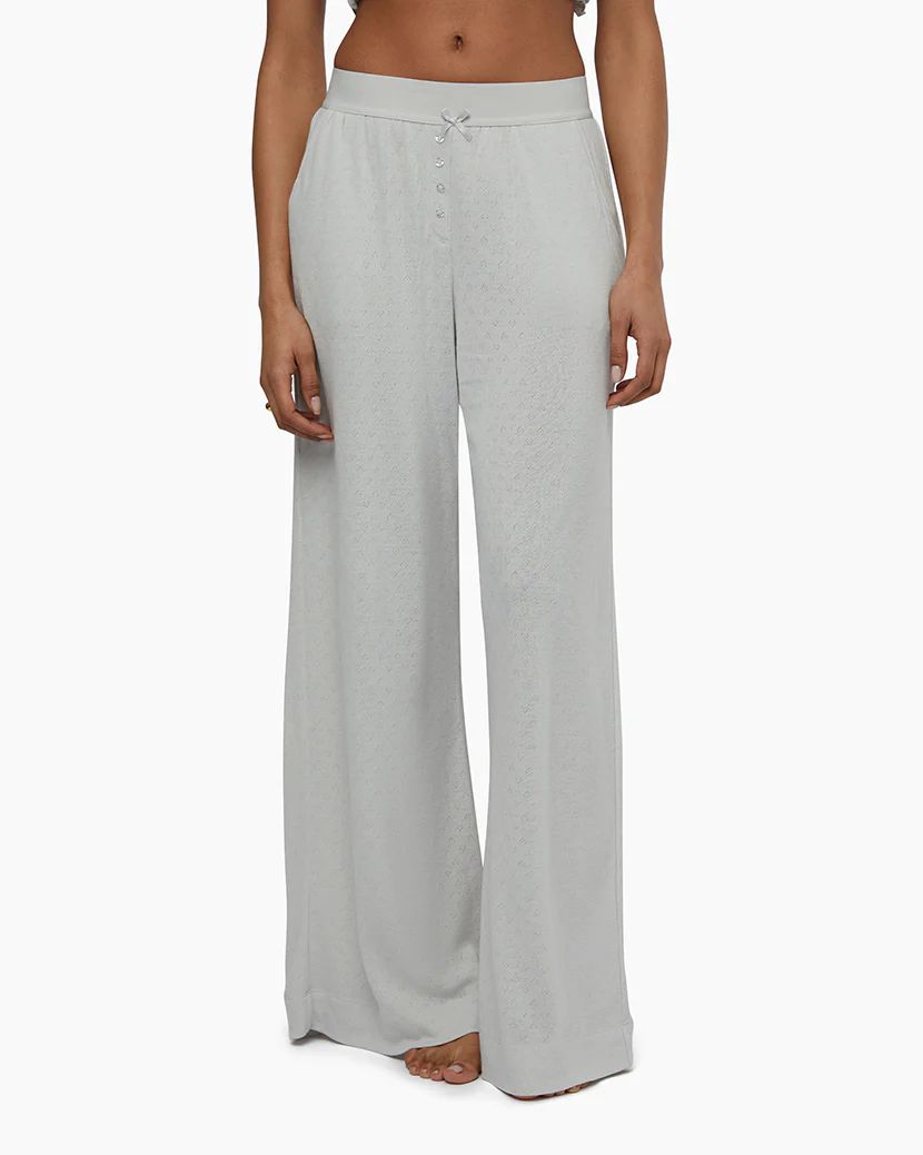 Pointelle Wide Leg Pant | We Wore What
