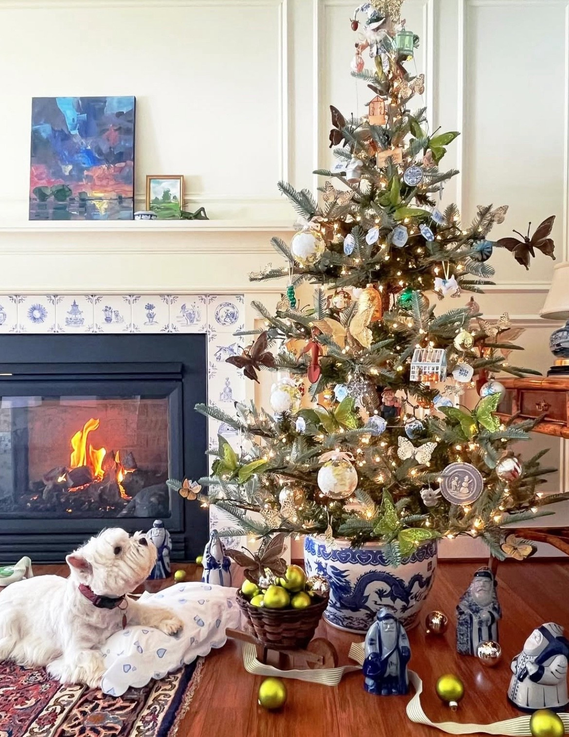 One of my favorite Christmas looks ever starts with this 6 ft King Noble Fir tucked into a blue and white fishbowl. I went with the unlit version because this tree is so easy to string but it comes with lights too if you prefer. Lots of sizes too...

#LTKHoliday #LTKCyberWeek #LTKHome