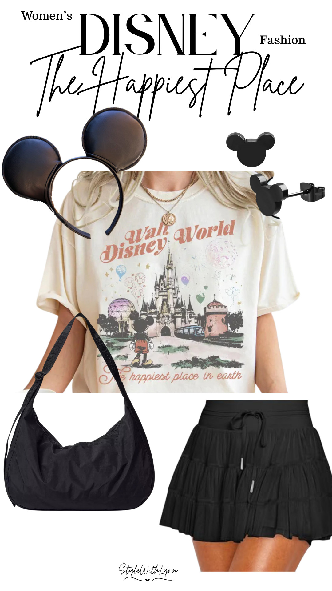 This vintage inspired Disney World tee is just the cutest! Pair it with a tiered skort, chic Mickey ears, and the popular Baggu large crescent bag for all your essentials. Don’t forget those adorable Mickey earrings for a subtle touch of magic. 🏰

Shop this full Disney outfit inspo now and get ready for your next park day! 

 #DisneyOutfit #DisneyStyle #DisneyParks #DisneyWorldOutfit #DisneyFashion #DisneyTrip #LTKStyleTip #LTKTravel