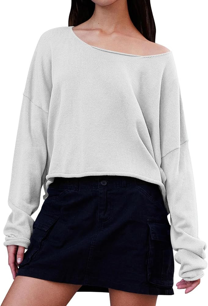 Ugerlov Women's Lightweight Cashmere Fall Sweater Long Sleeve Crewneck Knit Pullover Tops Casual ... | Amazon (US)