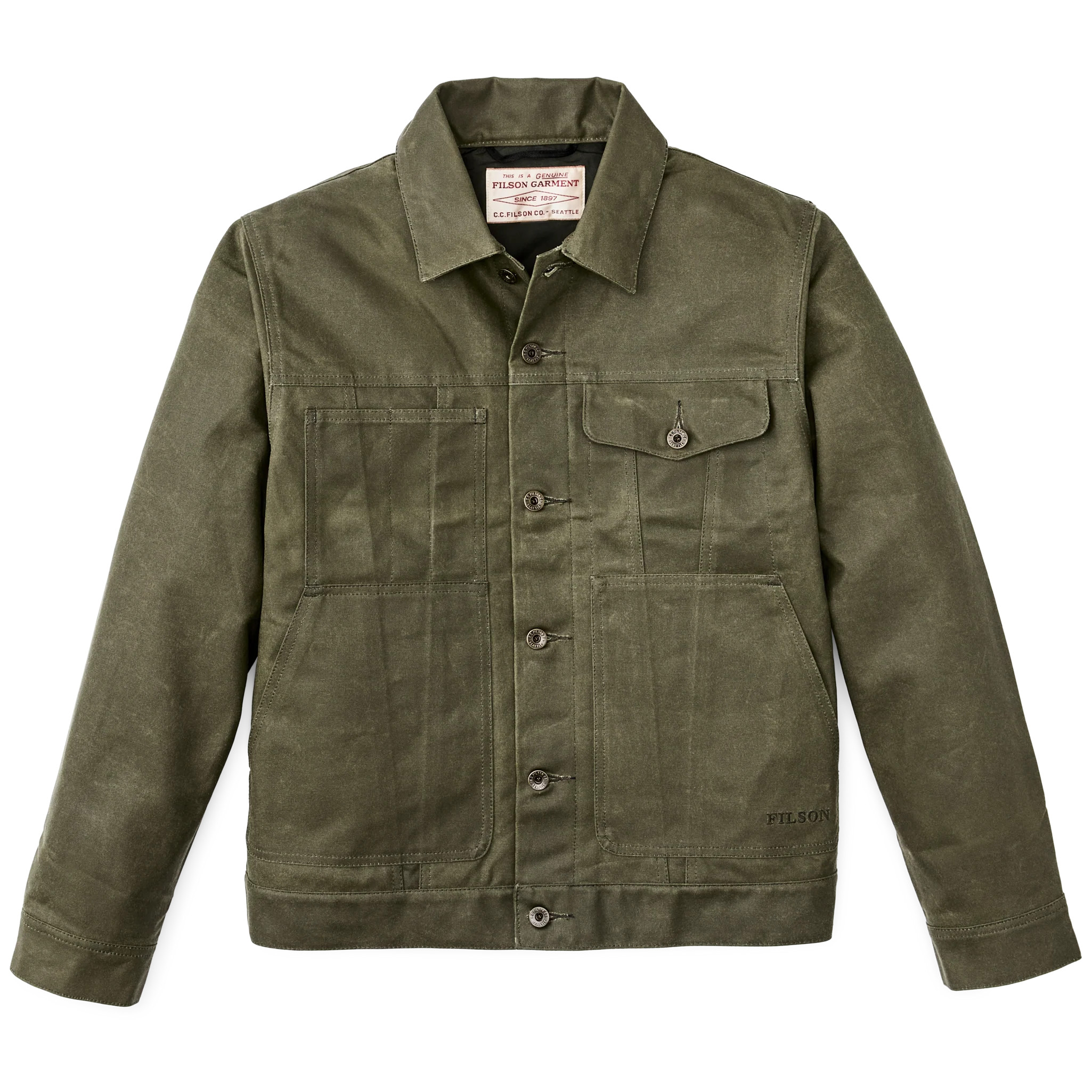 Tin Cloth Short Lined Cruiser Jacket | Filson | Filson