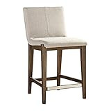 Uttermost Klemens 26" Neutral Linen Fabric Counter Stool | Amazon (US)
