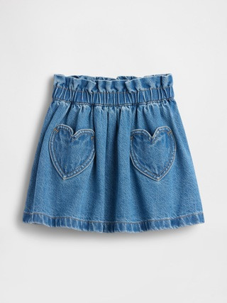 Baby & Toddler Heart Pocket Denim Skirt | Gap (US)