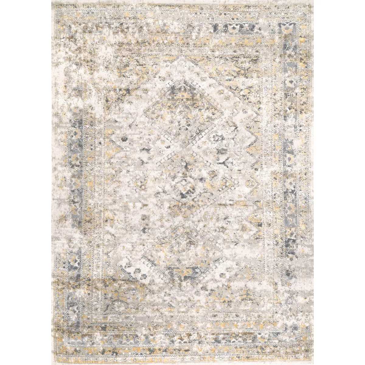 nuLOOM Madisson Vintage Faded Medallion Area Rug | Target