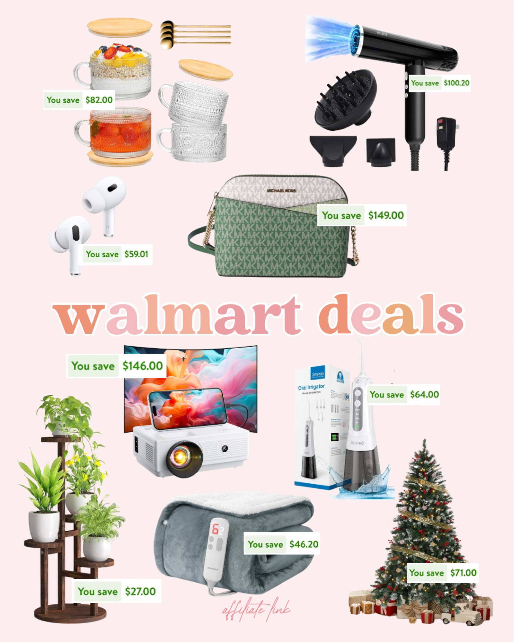 Walmart Deals 9/25 💫🫶🏼 

Walmart Deals | Deals | Flash Deals | Purses | Christmas Tree | Plant Holders | Beauty Products | 

#LTKBeauty #LTKSaleAlert #LTKHome