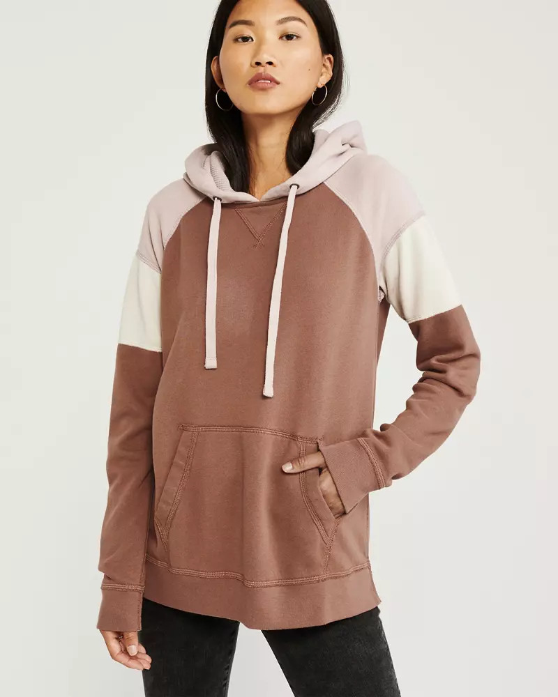 Colorblock Boyfriend Hoodie | Abercrombie & Fitch US & UK