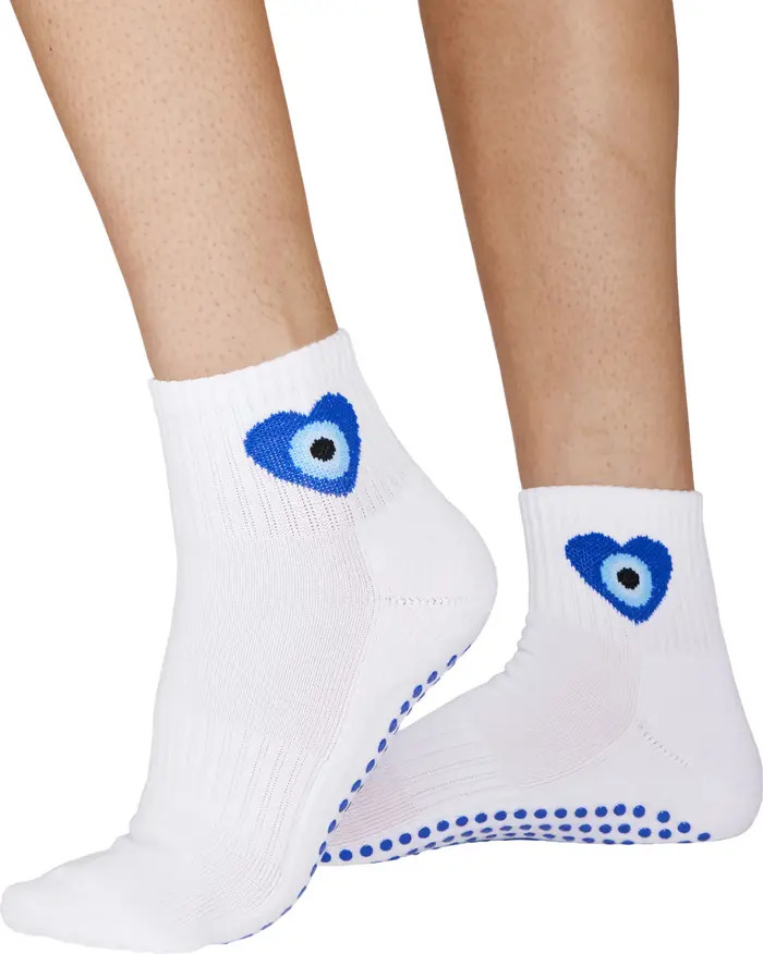 Evil Eye Ankle Grip Socks | Nordstrom
