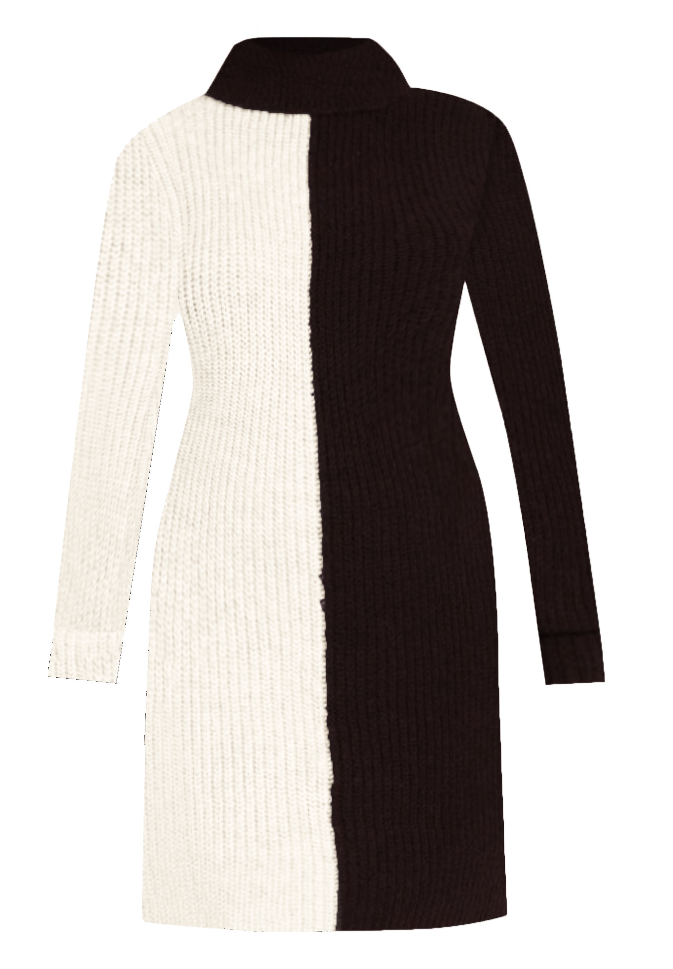 Turtle Neck Tunic Sweater Dress | Eloquii