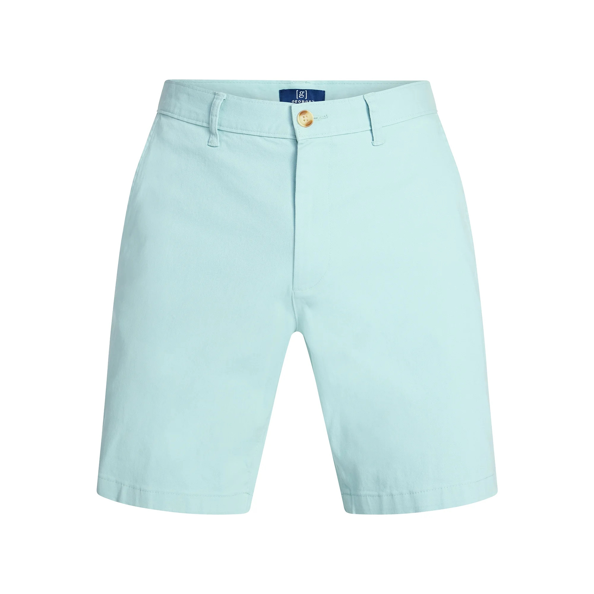 George Men's and Big Men's Stretch Twill Flat Front Shorts, 9" Inseam, Sizes 28-54 | Walmart (US)