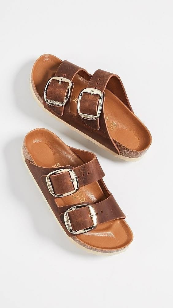 🚨🚨🚨 Oooooooh! MAJOR score! Big Buckle Birk Sandals on sale in the coveted antique cognac color! Run to grab for an EXTRA 25% off with code PRIME25 at 🛒 
🔗⬇️

#LTKShoeCrush #LTKSaleAlert