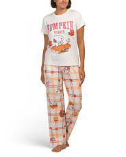 Pumpkin Vibes Sleep Set | Marshalls