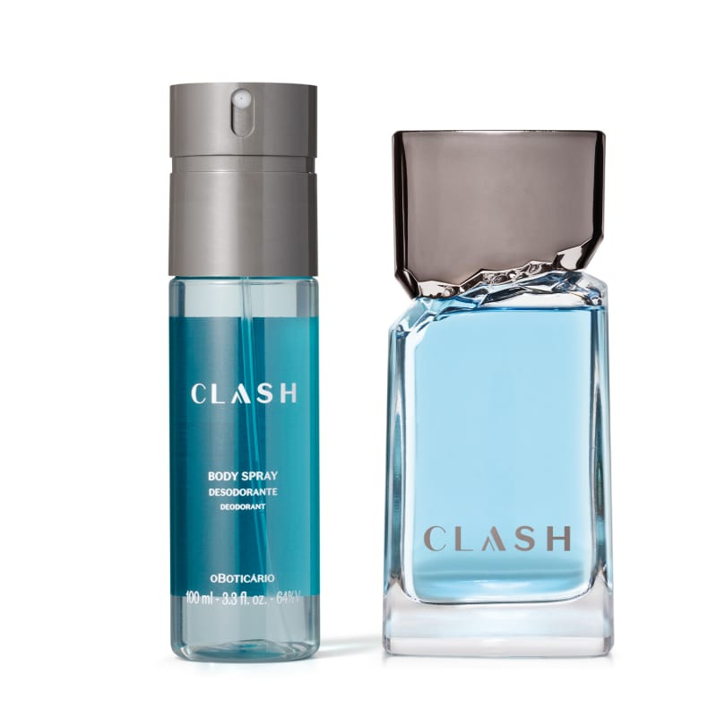 Combo Clash: Desodorante Colônia 100ml + Body Spray 100ml | O Boticario | oBoticario (BR)