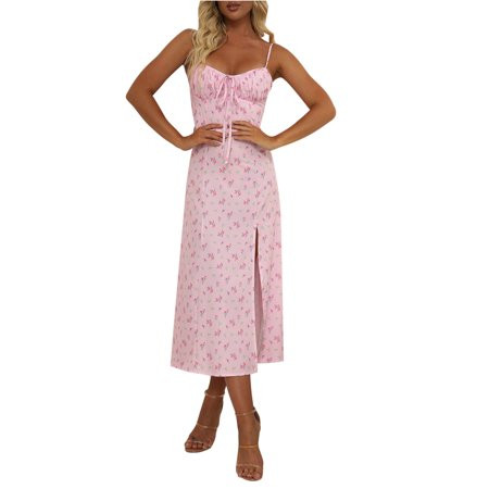 White Dress Spaghetti Strap Dresses For Women Halter Dress Dress Summer Dress 2022 Dress Backless Dr | Walmart (US)